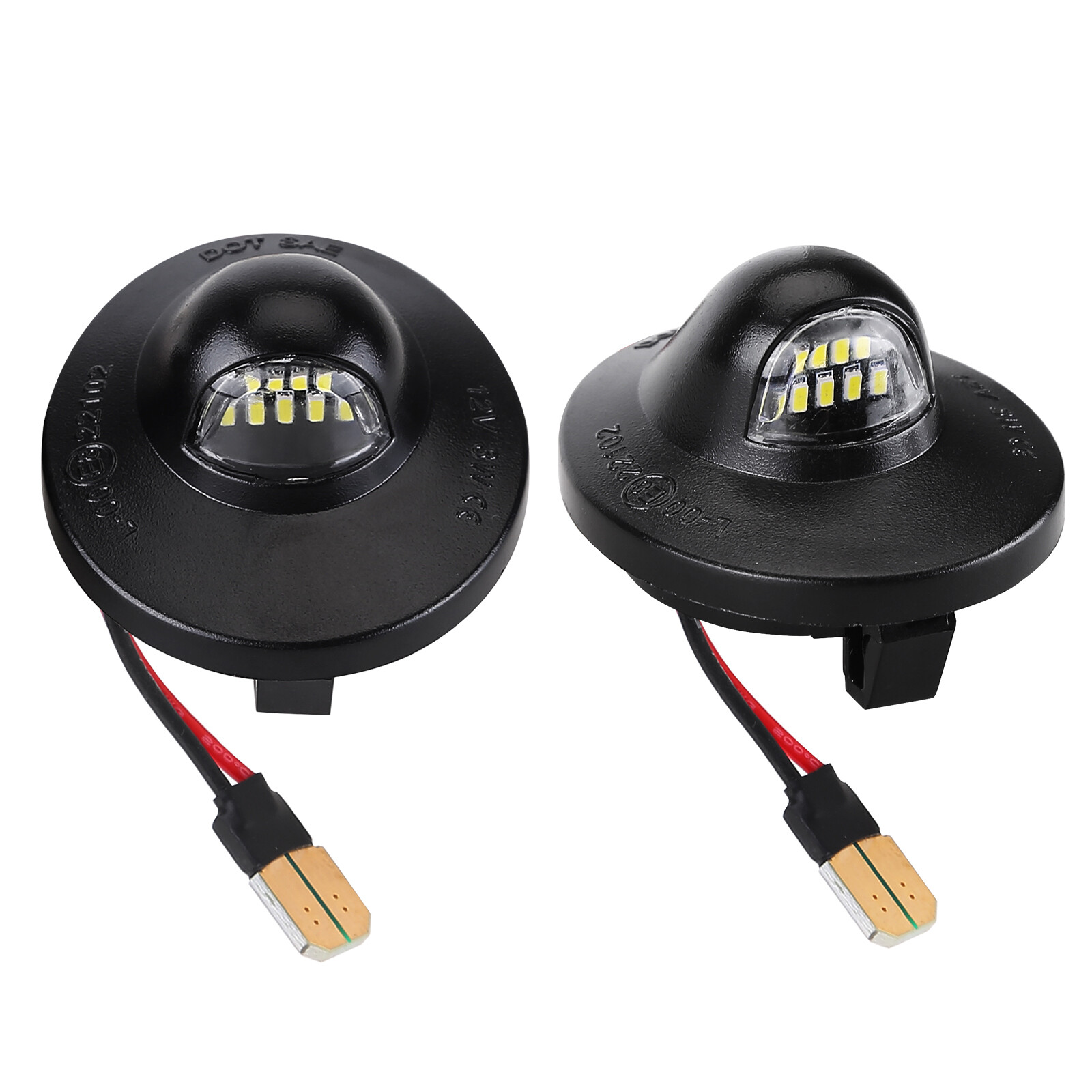 2x LED License Plate Light Tag Lamp Housing For Ford Ranger Bronco Explorer