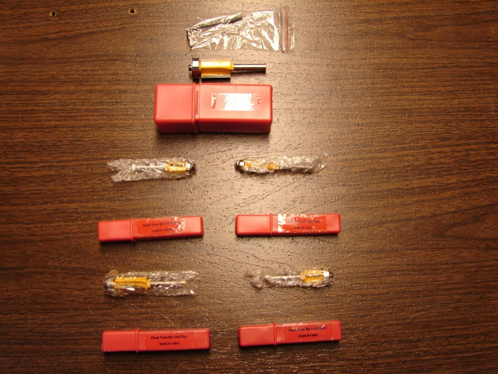 5 pc Flush Trim Bit Set