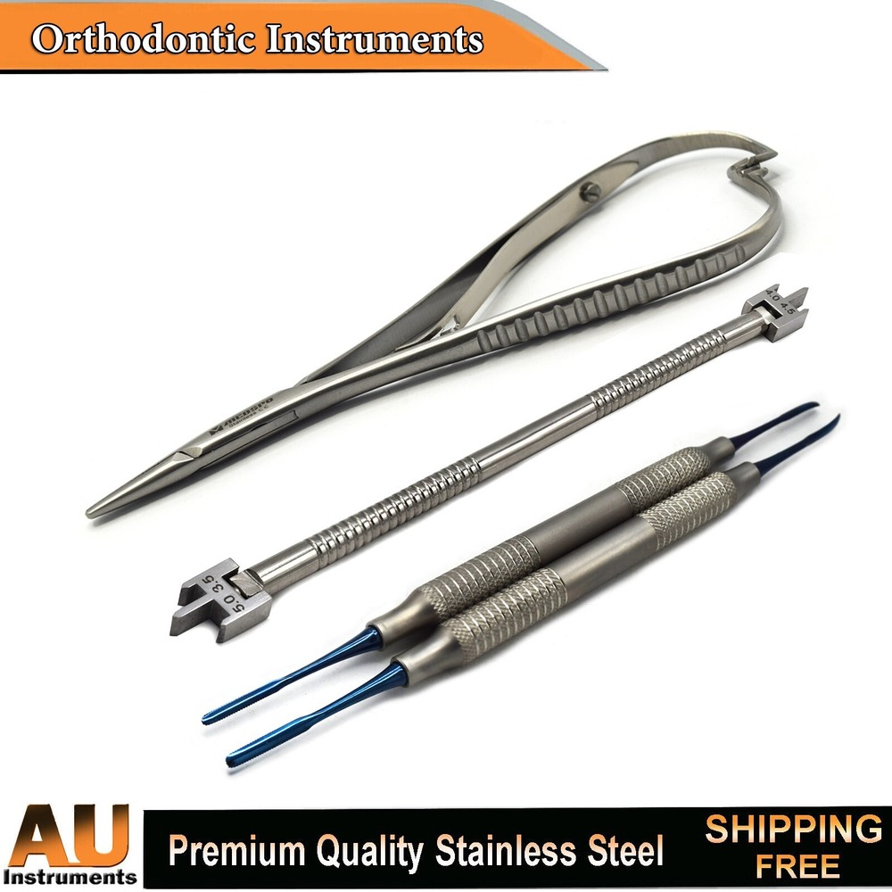 Dentistry kit Instruments PPAEL & PPAELA Serrated Tip Bracket Braces Adjustable