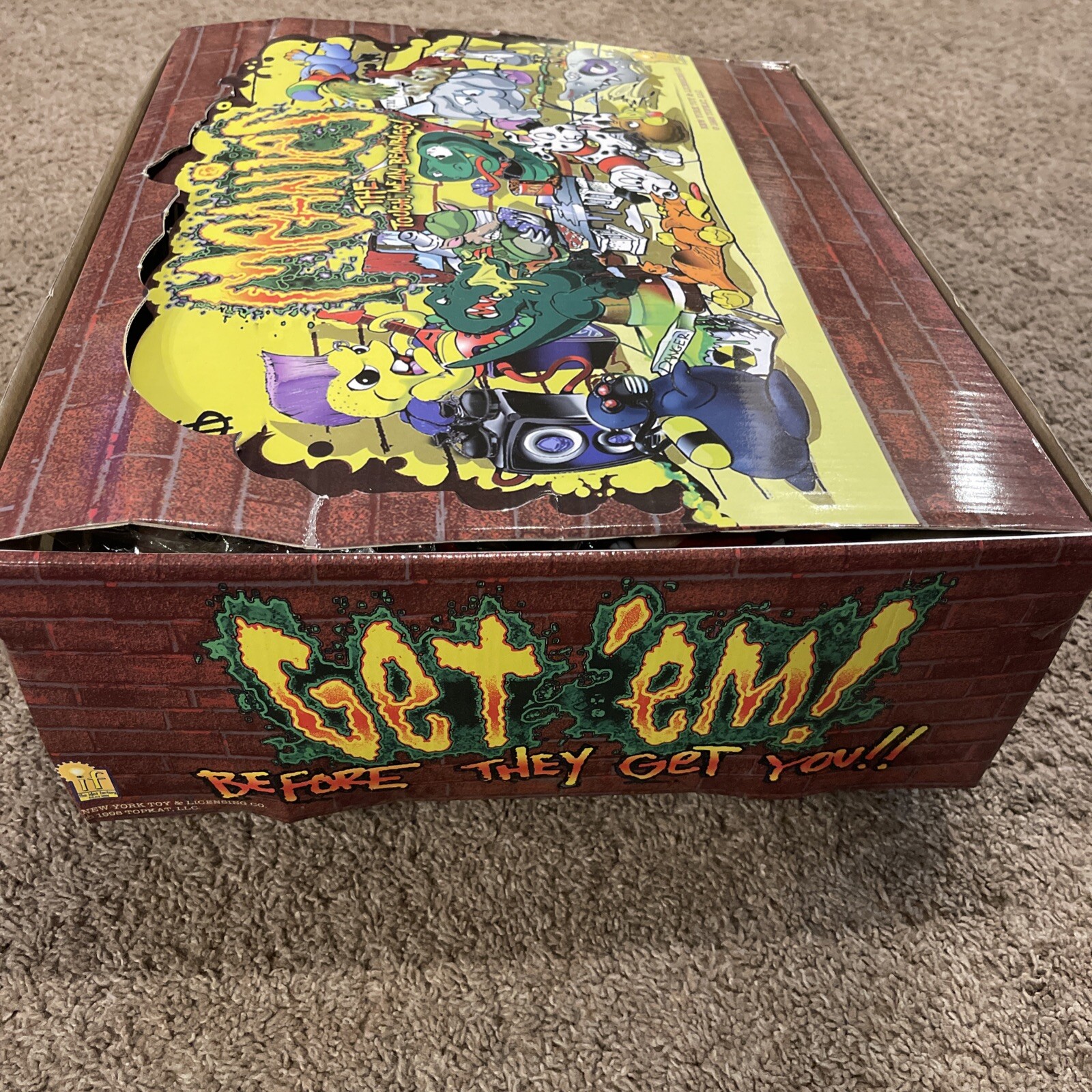 Box Of Meanies 1998 The Tough Mean Beanbags New In Packaging 13 Meanies Total