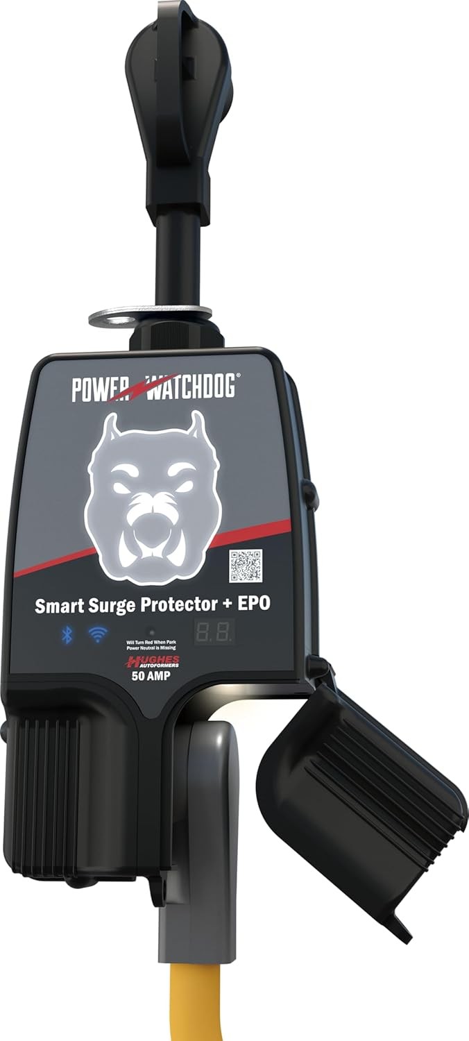 Hughes Power Watchdog PWD50EPOW Smart RV Portable Surge Protector 50 Amp Wifi