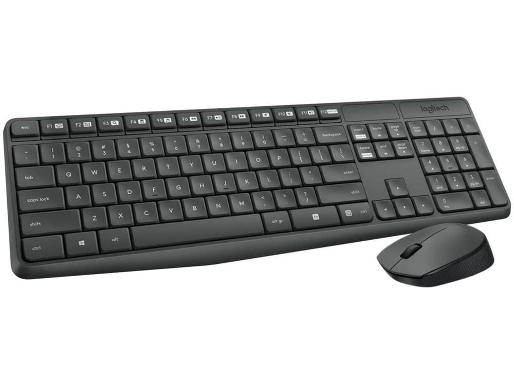 Logitech 920-007897 MK235 Wireless keyboard and mouse (Grey)