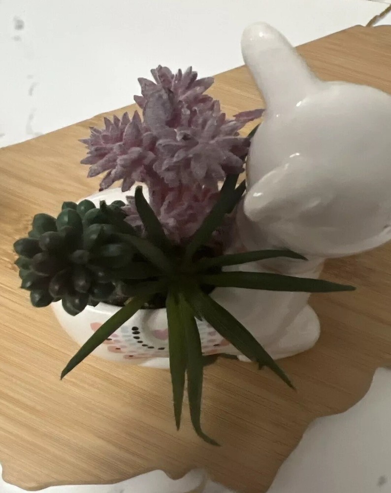 Ceramic Llama Succulent Deco,PACK OF 2.