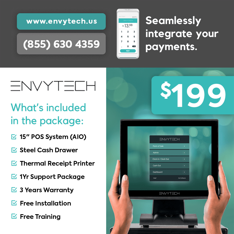 15" Touchscreen POS Cash Register Till System For Electronics & Gadget Shops