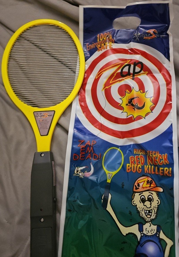 Electronic Insect Zapper Tennis Racket
