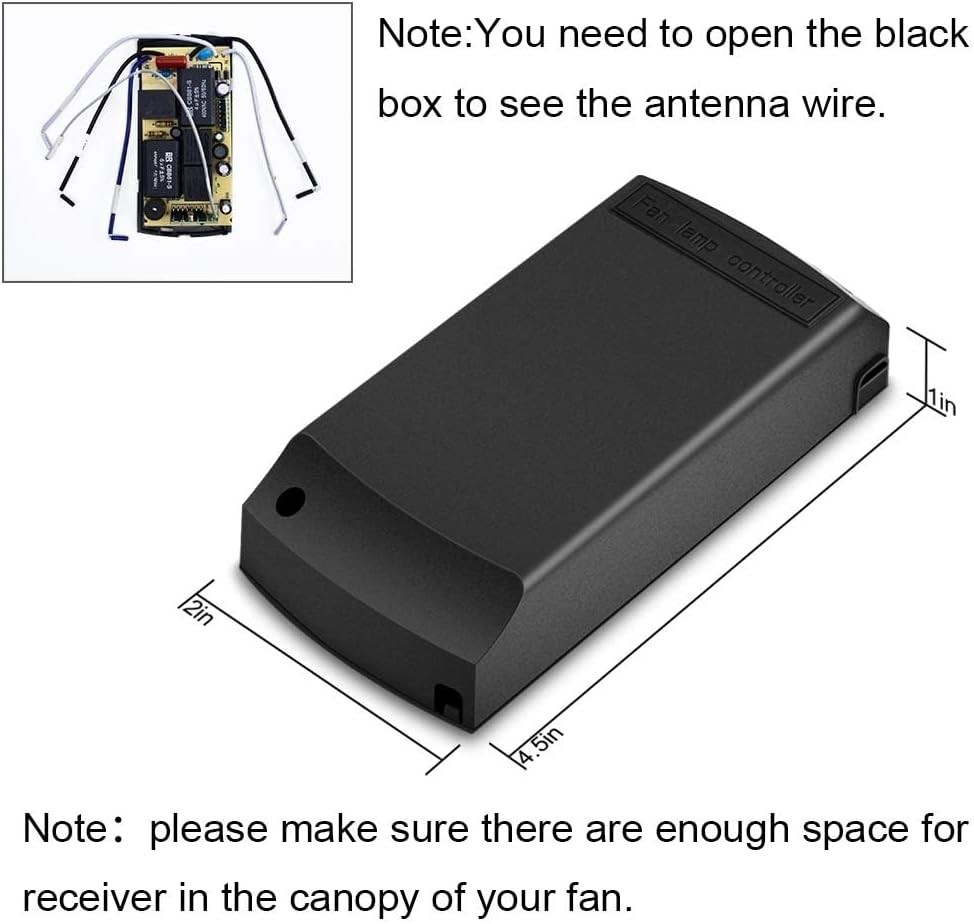 Timing Wireless Remote Control for Ceiling Fans - Universal Fit & Easy Operation