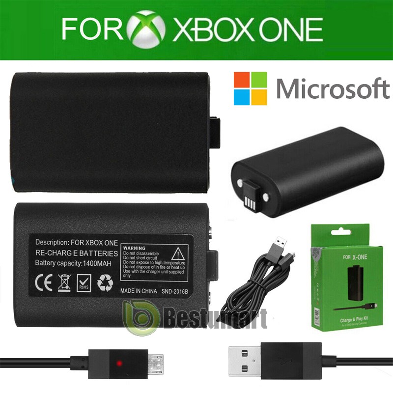 For Xbox One Wireless Controller Branded New Rechargeable Battery Pack 1400mAh