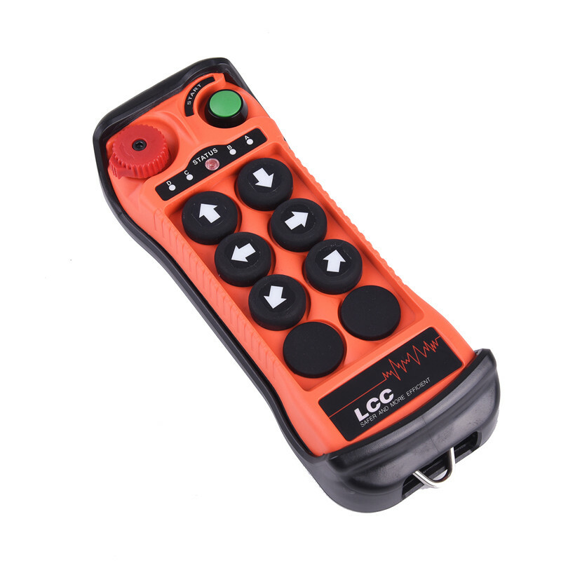 6 Buttons Hoist Wireless Radio Remote Control Crane Lifting Switch Controller
