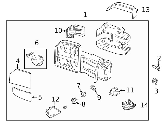 Genuine Ford Inner Bracket ML3Z-19H421-B