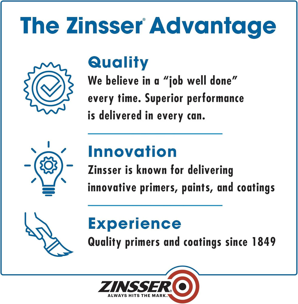 373693 HIDZ Multi-Purpose Primer and Sealer, Quart, Flat White