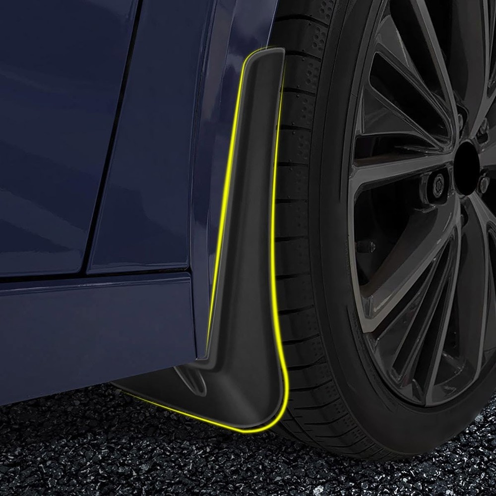 Mud Flaps for Prius 2023-2026 TPR Black 4PC