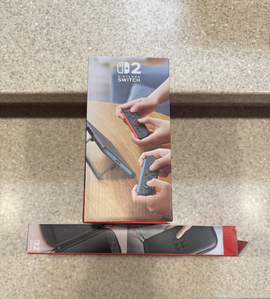 Nintendo Switch 2 Console With Carrying Case & Screen Protector