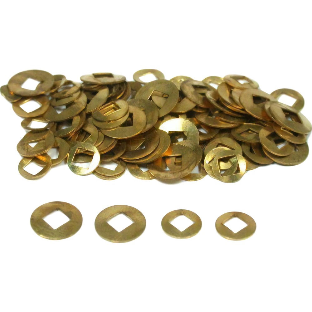 Clock Repair Hand Washers Brass 100 assortment
