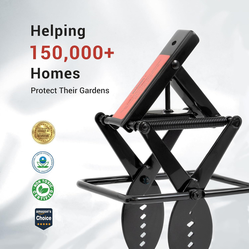 Mole Traps That Kill Best 2 Pack Scissor Mole Trap...