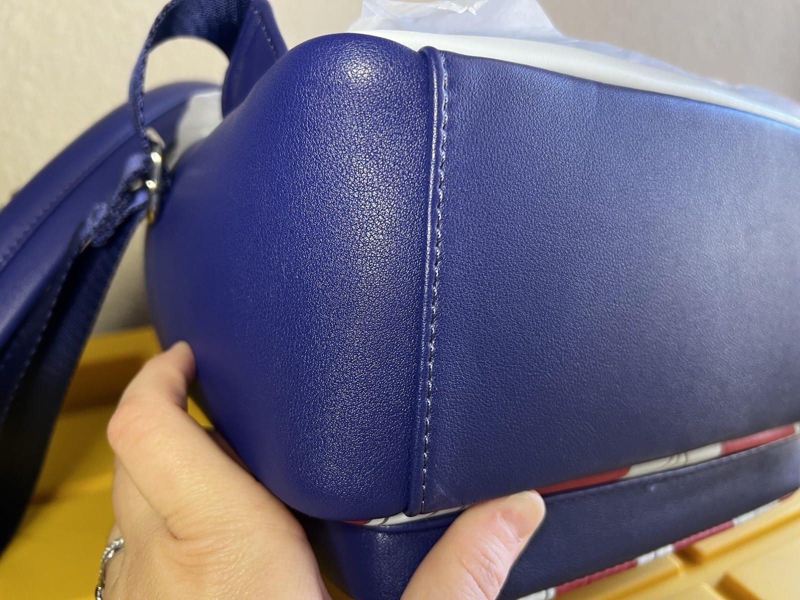 Marvel Falcon Winter Soldier Captain America Mini Backpack Loungefly NWT