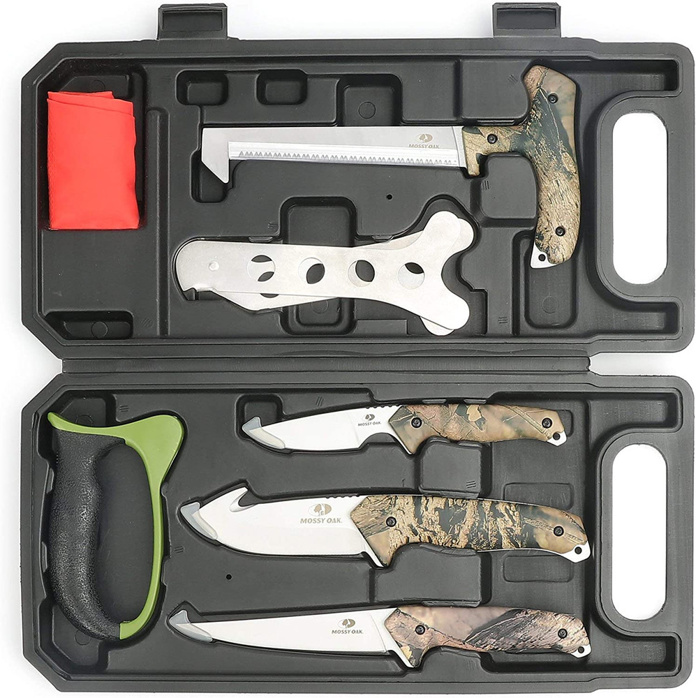Hunting Field Dressing Kit - Portable Butcher Game Processor Set (8-Piece)