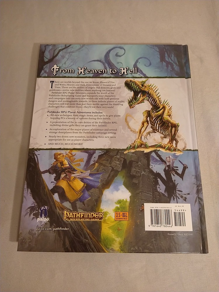 Pathfinder Planar Adventures Dungeons and Dragons Near Mint Condition