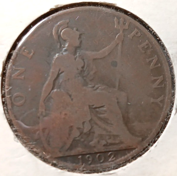 1902 Great Britain One Penny
