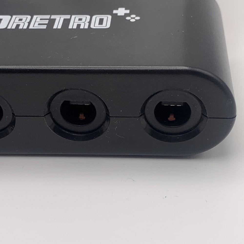 EVORETRO 4 Port Adapter for Gamecube Controller Wii U, Switch, and PC USB