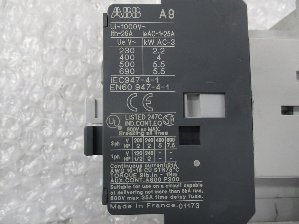 ABB A9-30-10 CONTACTOR 240V NSNP