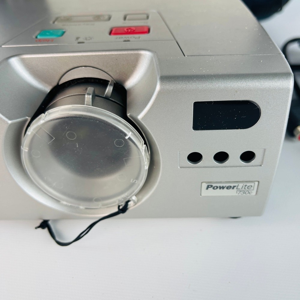 Epson PowerLite 730C LCD Projector with Cables, Case And Users Guide; NO Remote