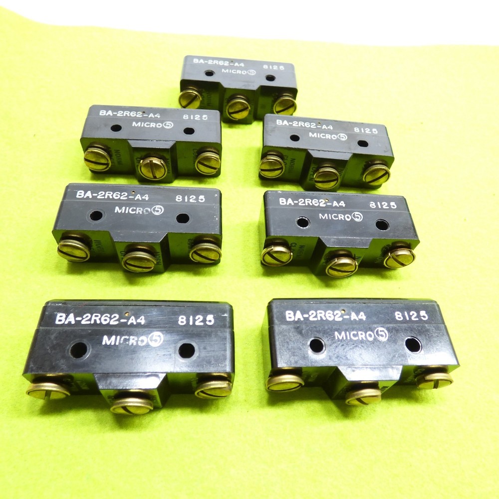 7 Microswitch lot BA-2R62-A4 micro switch