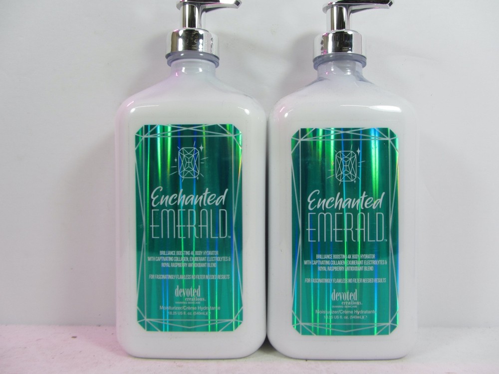 2 PACK - DEVOTED CREATIONS ENCHANTED EMERALD BODY MOISTURIZER LOTION
