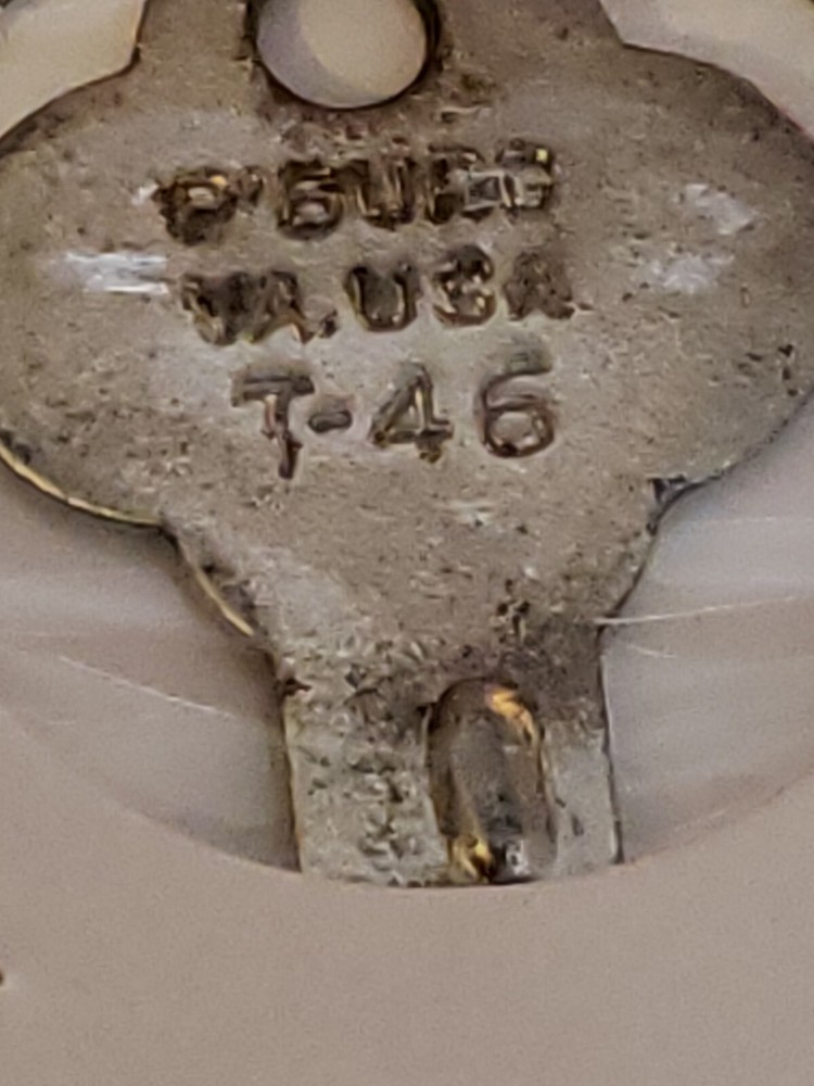 Long Lock Key Number T - 46 T46