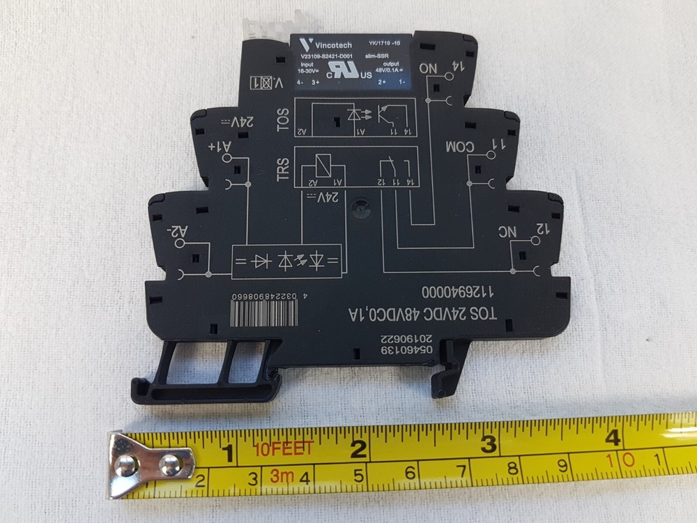 Weidmuller 1126940000 Solid State Relay Module - TOS 24VDC 48VDC 0.1A - Unused