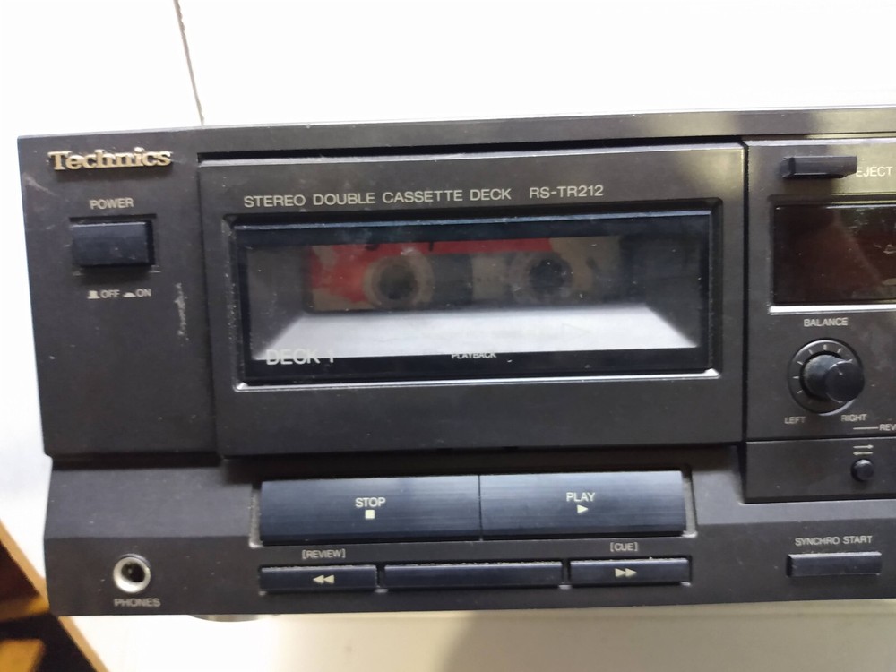 Technics RS-TR212 Stereo Double Cassette Tape Deck Full Logic Auto Reverse
