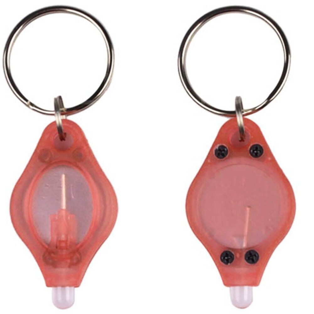 20pcs LED Mini Keychain Flashlight Key Ring Light Work Lamp Torch Lights Pocket