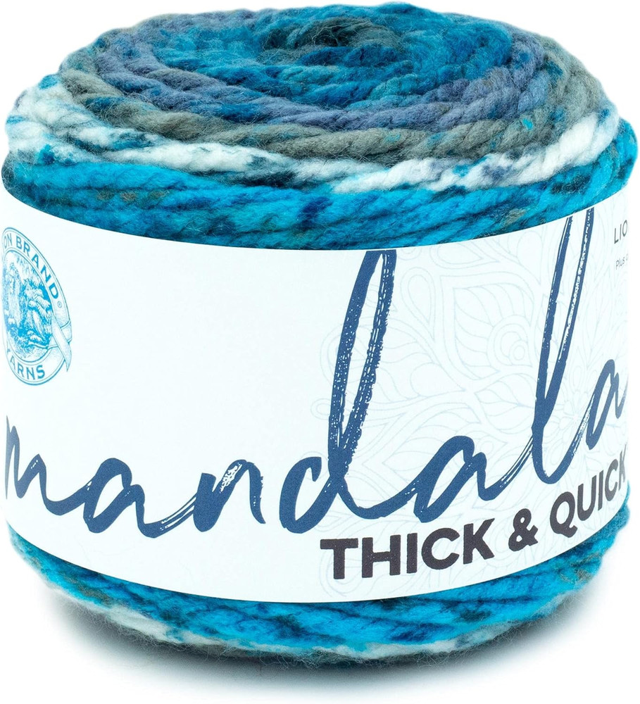 Mandala Thick & Quick Bulky Yarn, Labyrinth, 1 Skein
