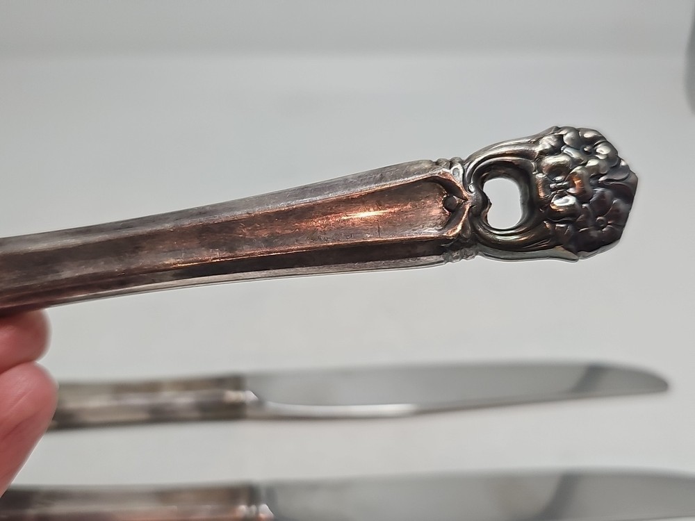 3 Eternally Yours Dinner Knives 1847 Rogers Silverplate Flatware