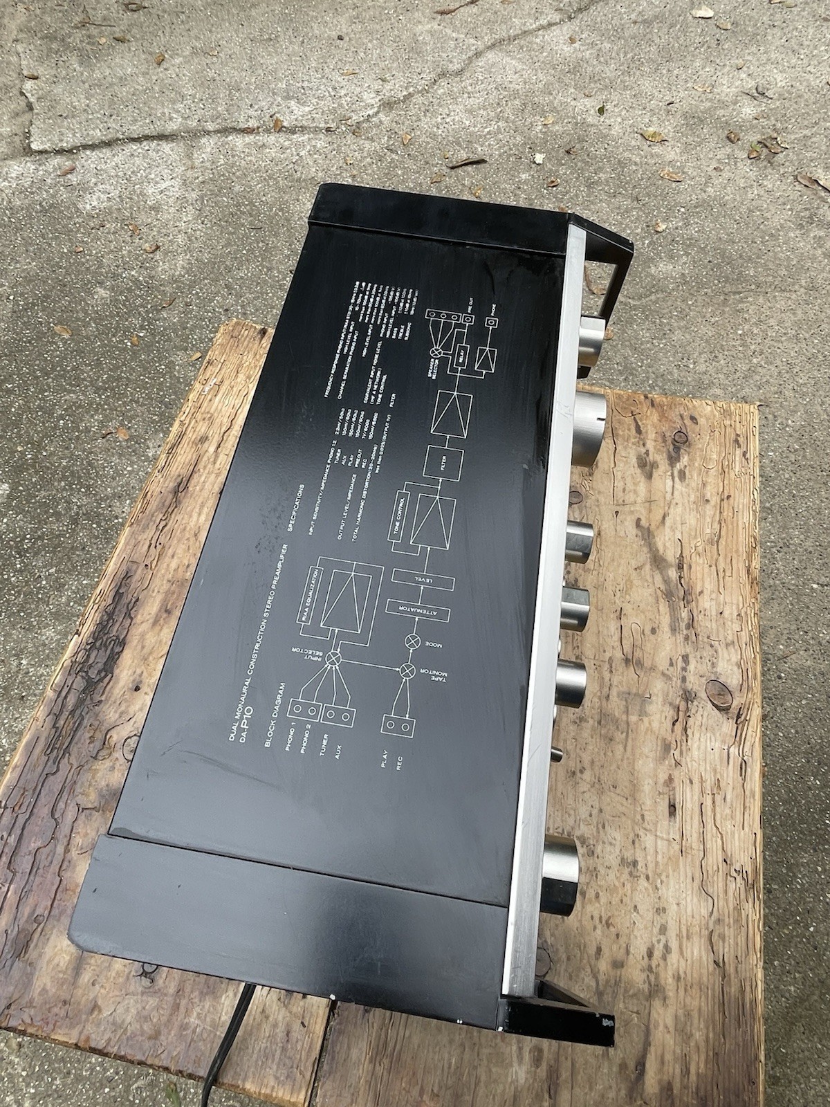 Vintage Mitsubishi DA-P10 Dual Monaural Construction Stereo Preamplifier