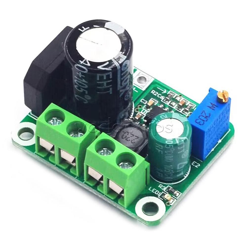 AC/DC-DC 5-20V to 5-32V Step-Down Buck Power Supply Module With Rectifier Filter