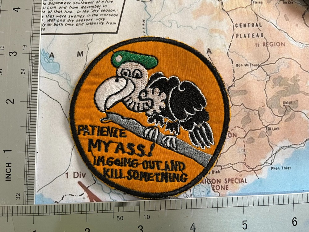 1 Patch , MY ASS , Patch , USSF , Special Forces , TACTICAL PATIENCE , z