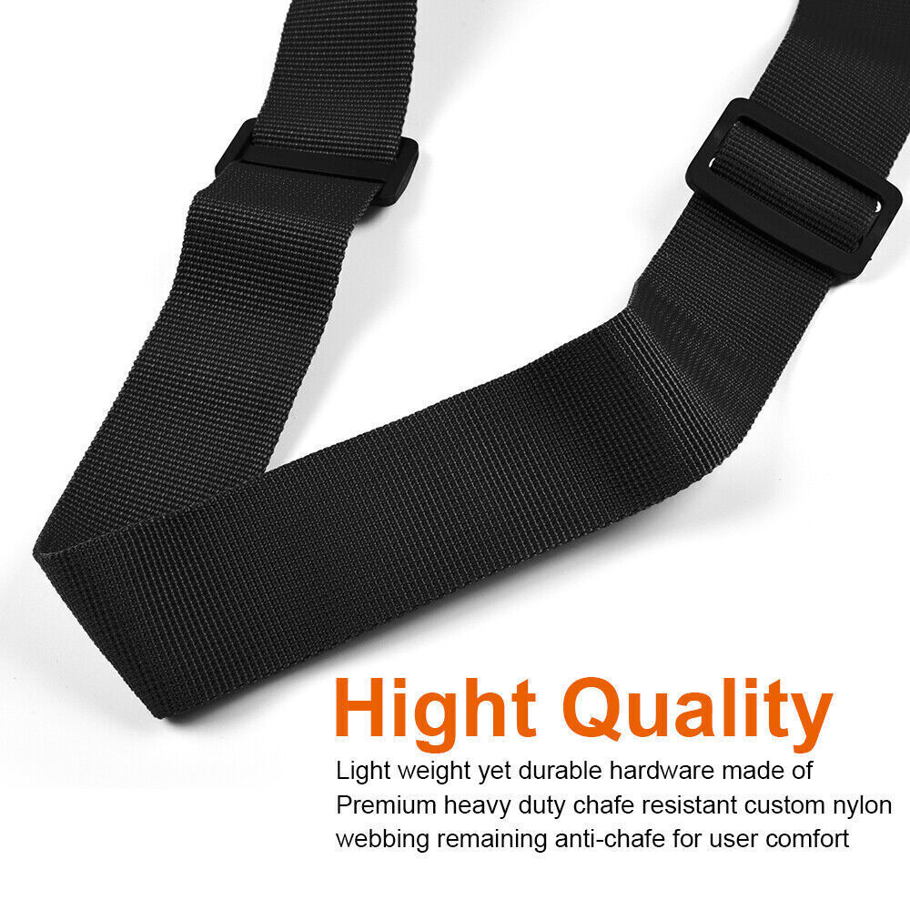 Adjustable Quick Release Traditional Sling 2 Point Rifle Sling with Metal Hook