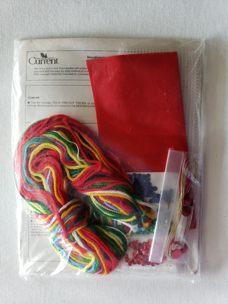 CURRENT ORNAMENTS 7143-3 NEEDLEPOINT Kit NEW