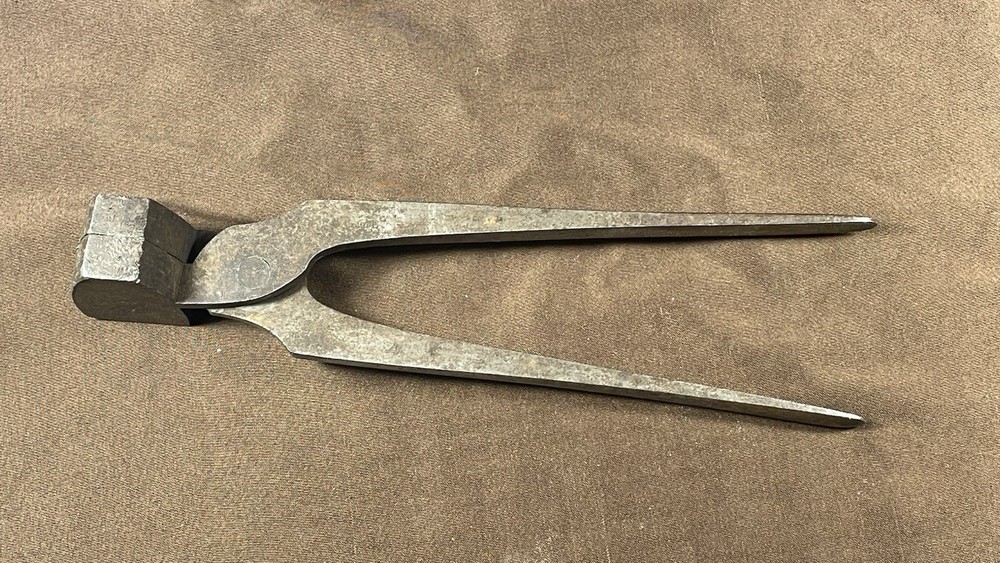 Antique Hand Reloading Tool Single Cavity Bullet Mold Unknown Early Maker Marked