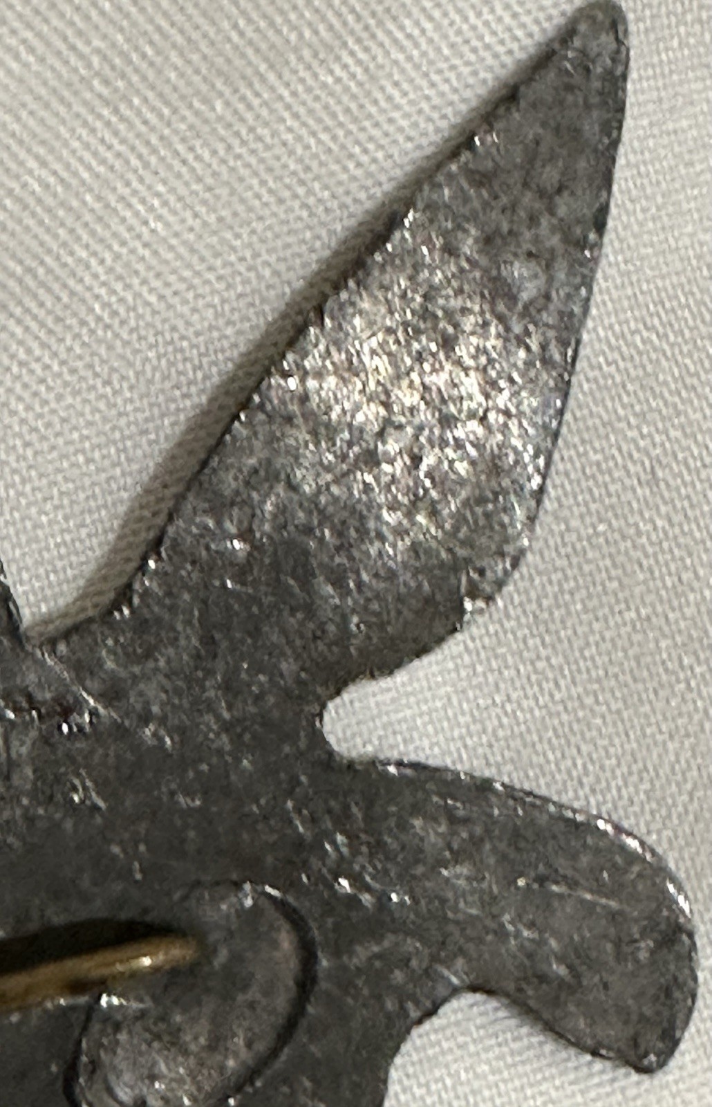 Original Period Civil War Patriotic Hat - Lapel Pin. Lead Backed & Good Quality.