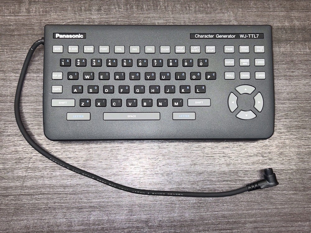 Panasonic Character Generator WJ-TTL7 #D684