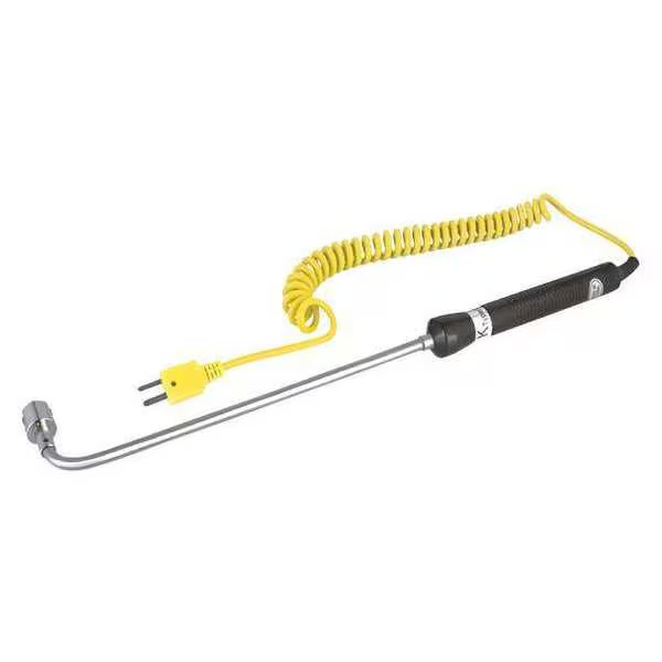 Type K Thermocouple Surface Probe Right Angle Mini Plug -58 to 932F