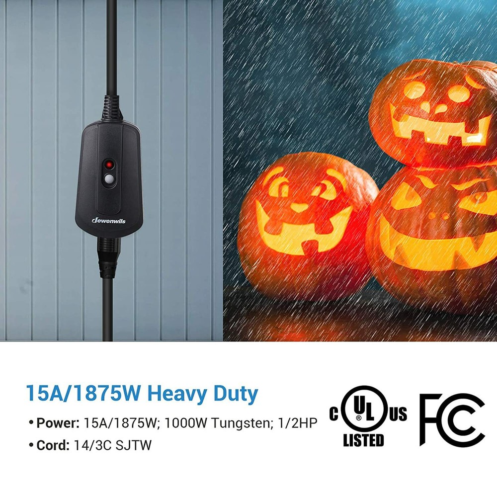 DEWENWILS Remote Control Outlet Wireless Remote Controlled Light Switch Plug