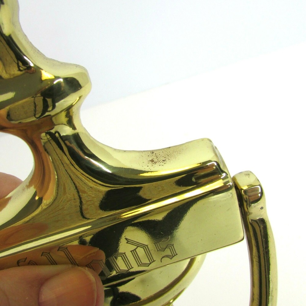Solid Brass Door Knocker Last Name WOODS Engraved Personalized Things Remembered