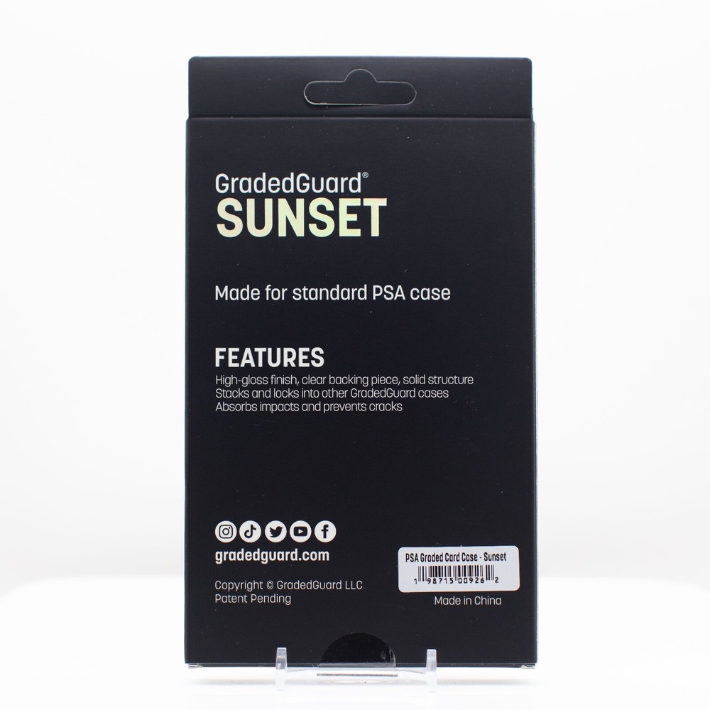 GradedGuard PSA Graded Card Case Guard Protector SUNSET Limited Edition