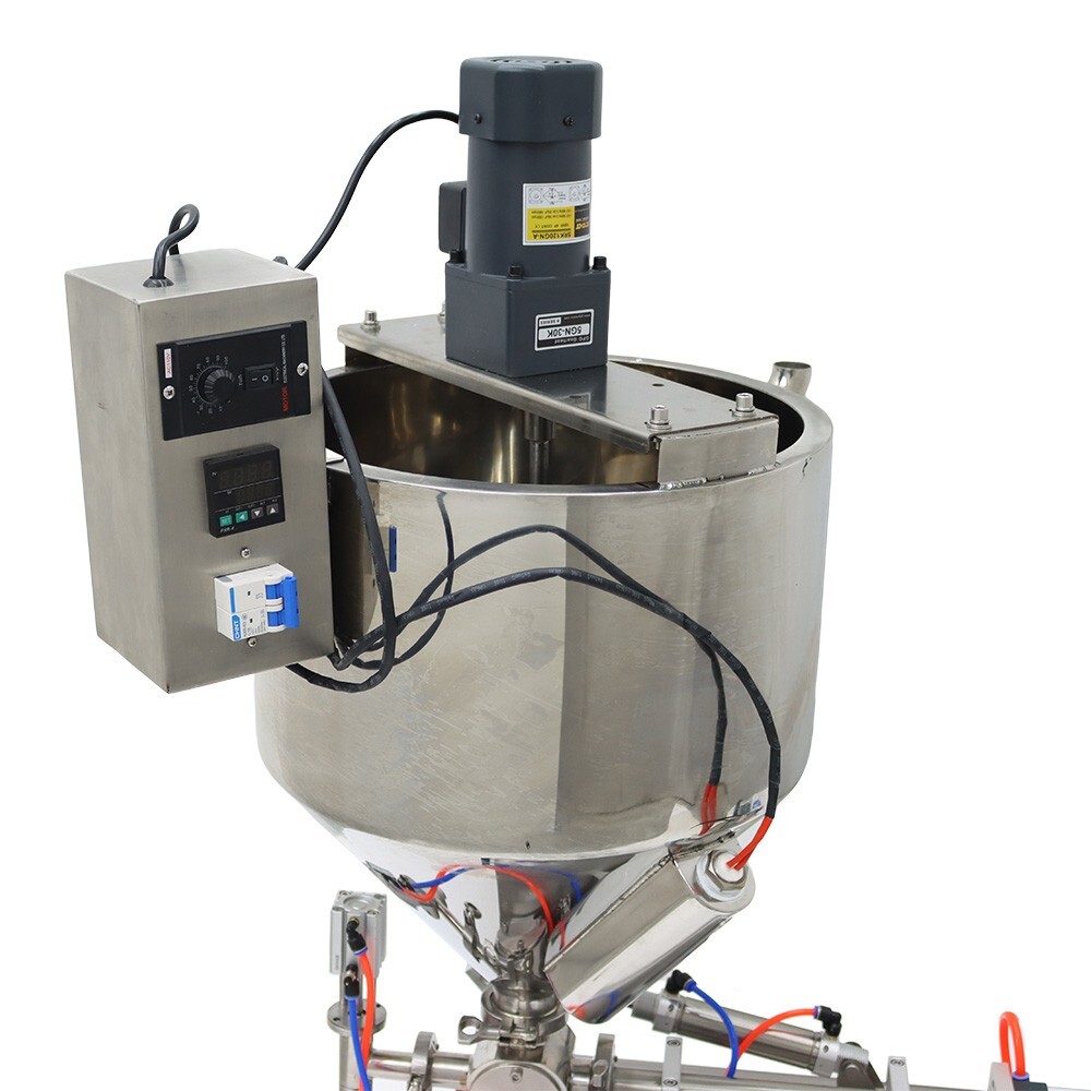 TECHTONGDA® Paste Liquid Filling Machine 10-100ml Mixing&Heating Function One