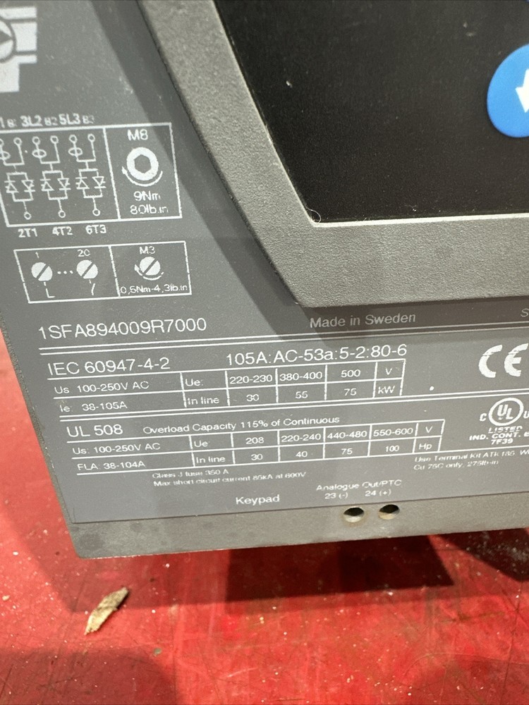 ABB Soft Start 1SFA894009R7000