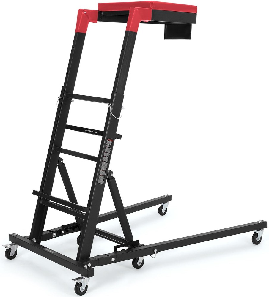 400LBS Foldable Topside Automotive Engine Creeper Adjustable 48"-66" for Garage