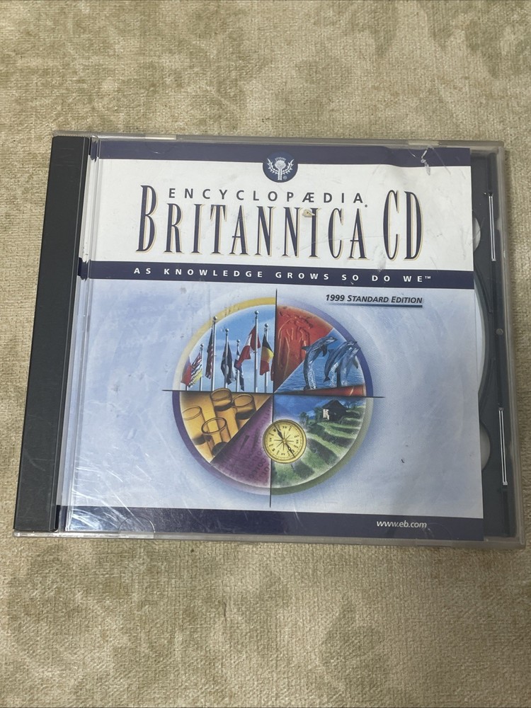 Encyclopaedia Britannica CD 99 PC CDROM Multimedia Edition Kids Learning CD
