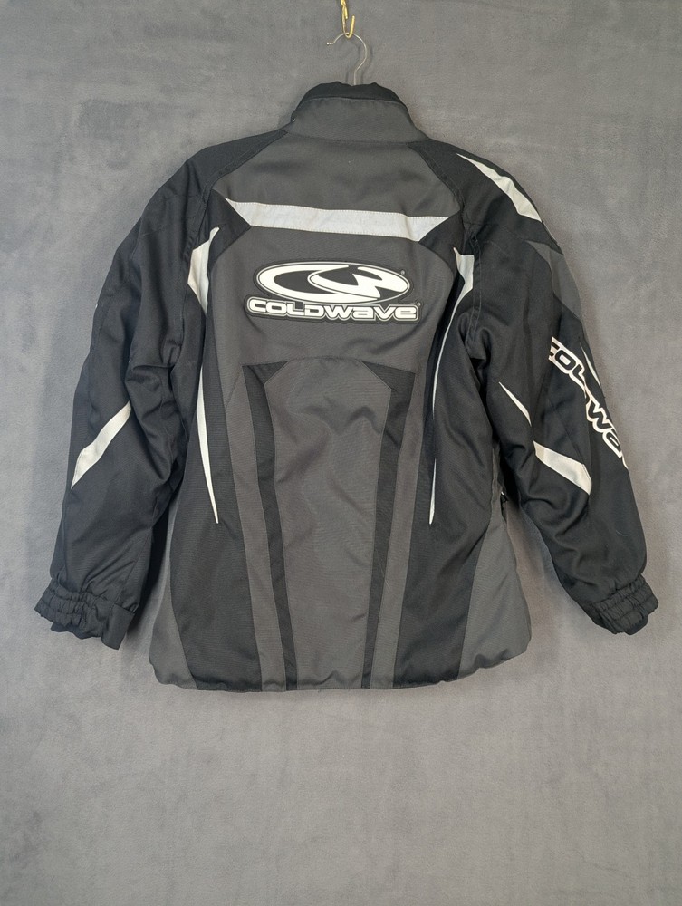 Coldwave Jacket Womens Small Black Gray Snowmobile